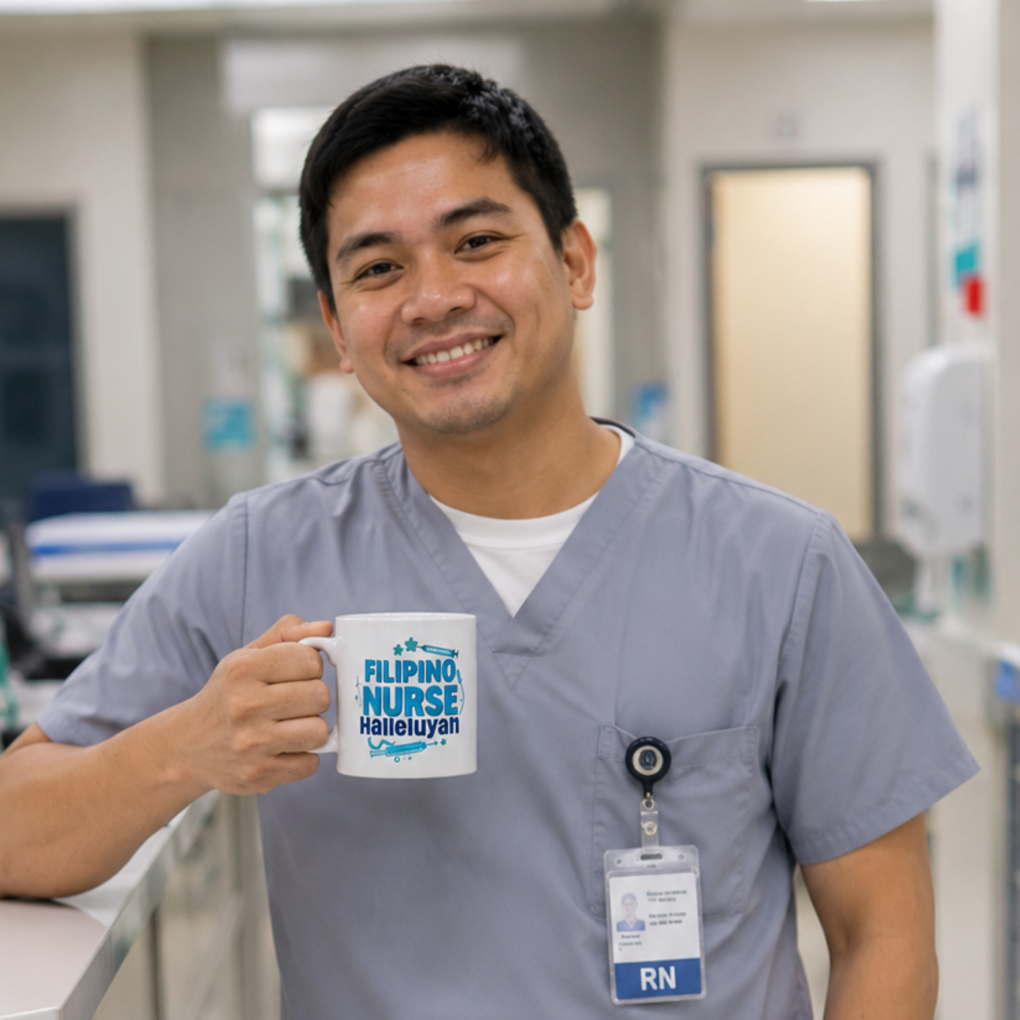 Filipino Nurse Blue Hallelujah