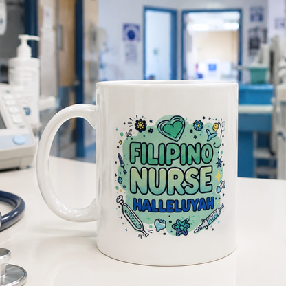 Filipino Nurse Mint Hallelujah Mug