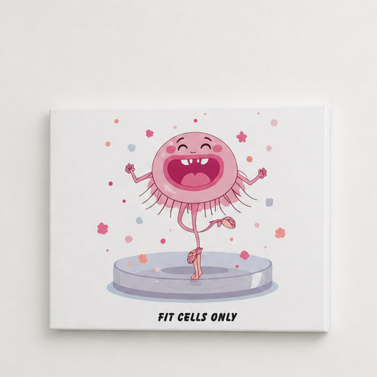 Fit Cells Only Canvas Wall Art