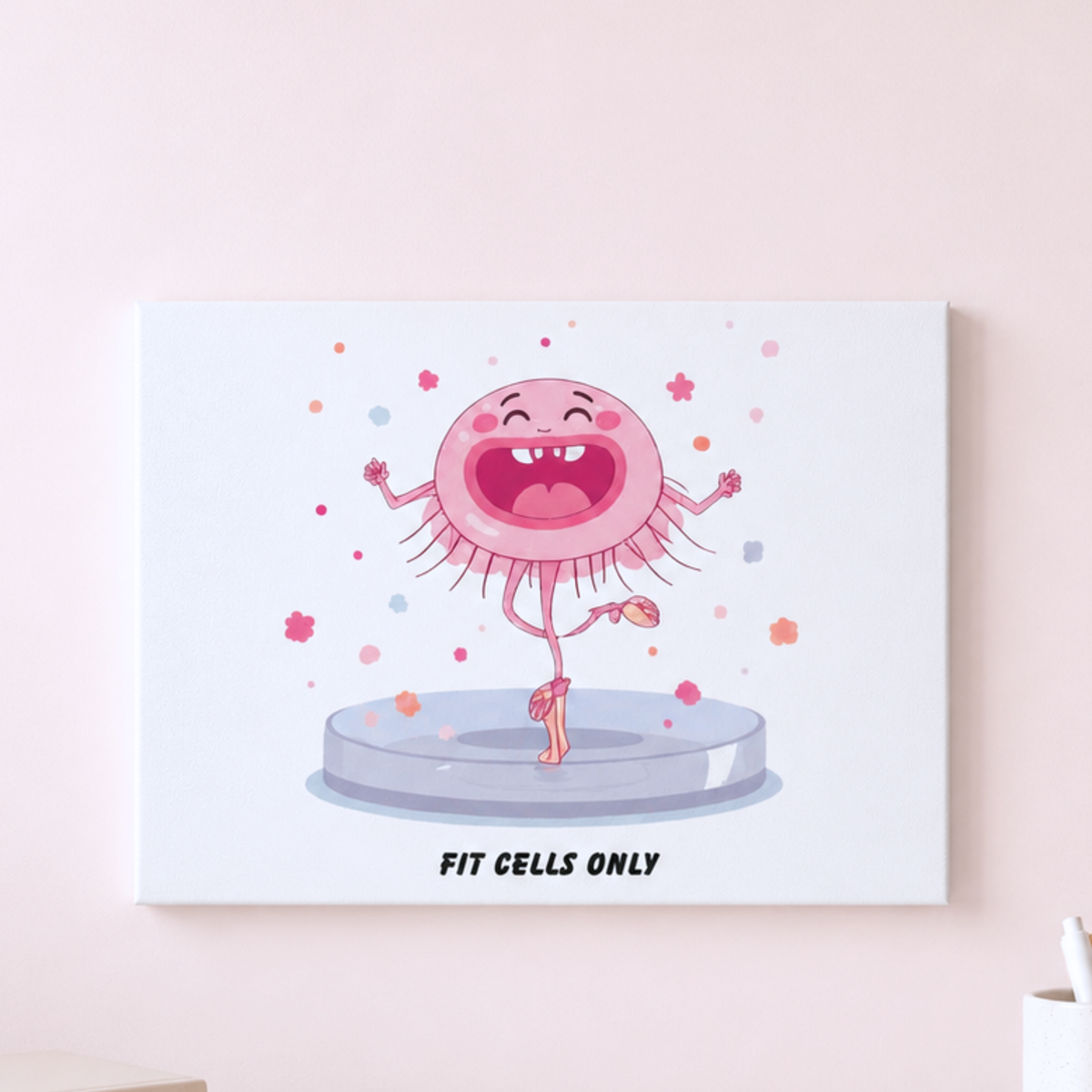 Fit Cells Only Canvas Wall Art