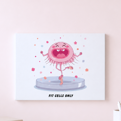 Fit Cells Only Canvas Wall Art