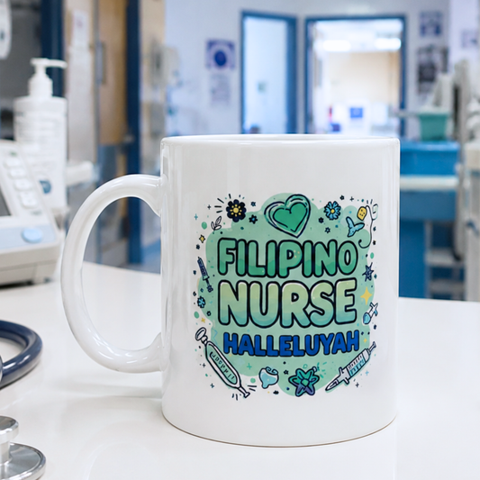 Filipino Nurse Mint Hallelujah Mug