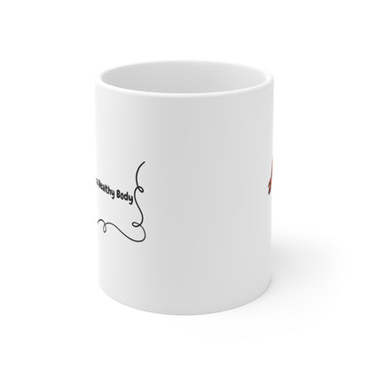 Healthy Mind Healthy Body Mug – “Mens Sana in Corpore Sano” Coffee Cup