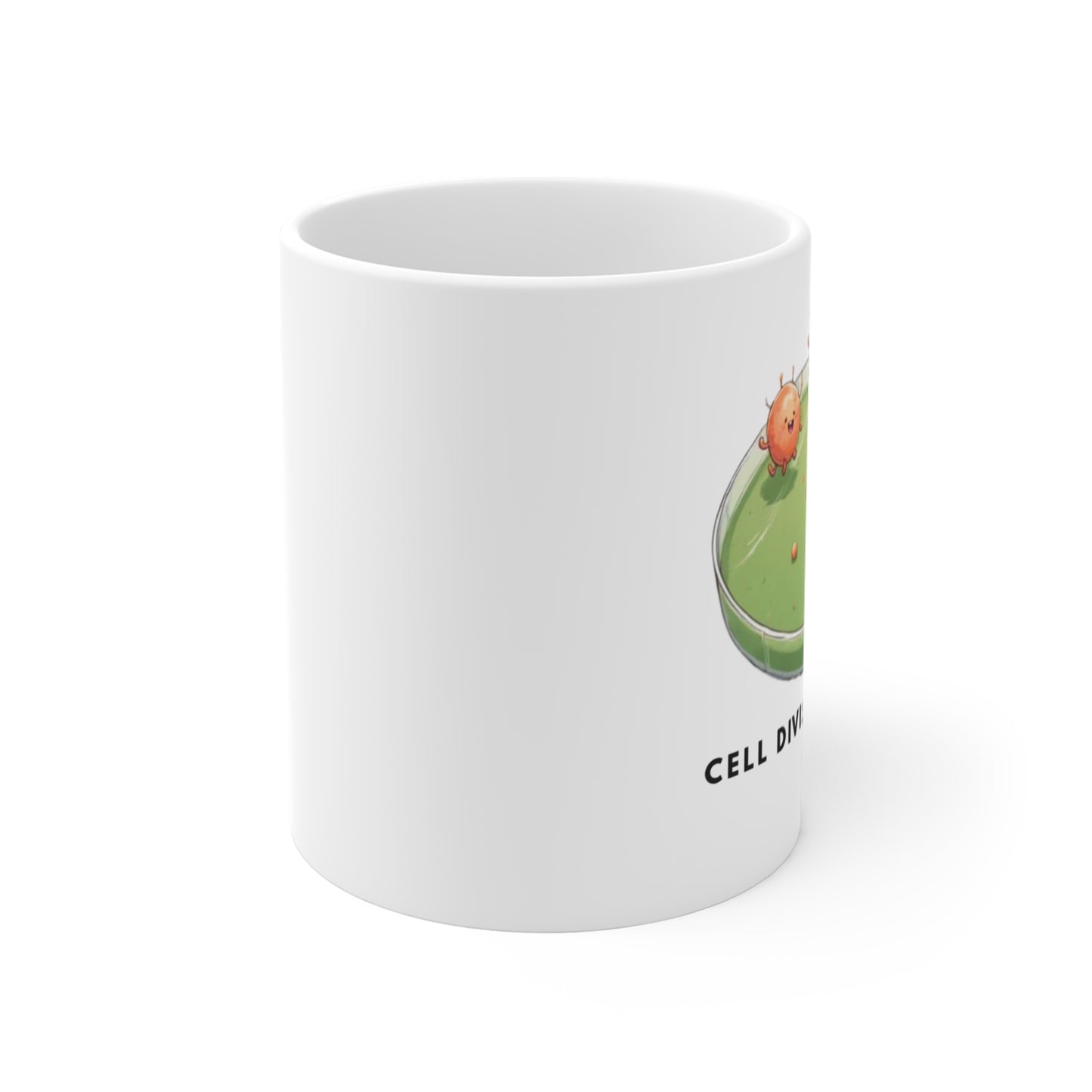 Petri Pitch League Mug – Cute Cell Culture Soccer Coffee Cup for Biology Lovers