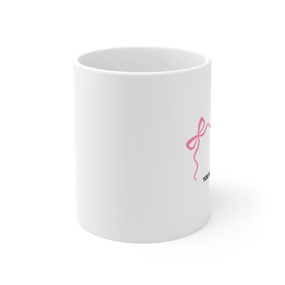 Breast Cancer Awareness Ceramic Mug — “You Have All the Power” Empowerment Design