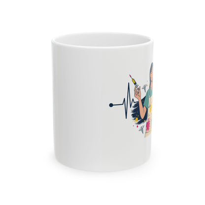 The Art of Care Mug – Multitasking Nurse & Doctor Coffee Cup for Healthcare Professionals