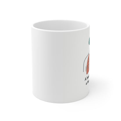 Healthy Mind Healthy Body Mug – Brain, Heart & Lungs Anatomy Coffee Cup