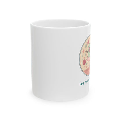 Cell Culture Mug – Log Phase Is My Cardio