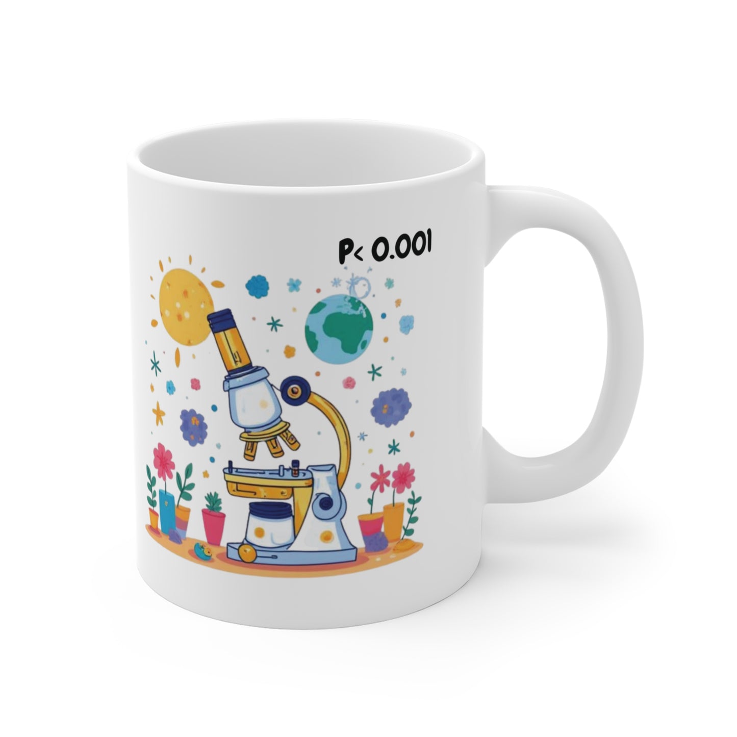 P < 0.001 Experiment Mug – Coffee Powered Science Design