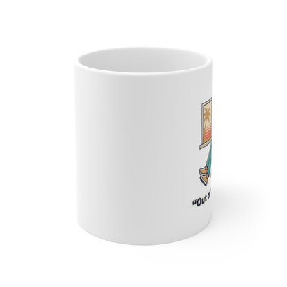 Nurse Mug “Out of the Hospital” – Medical Humor Coffee Cup, Nurse Gift, Doctor & Healthcare Worker Relaxation Mug