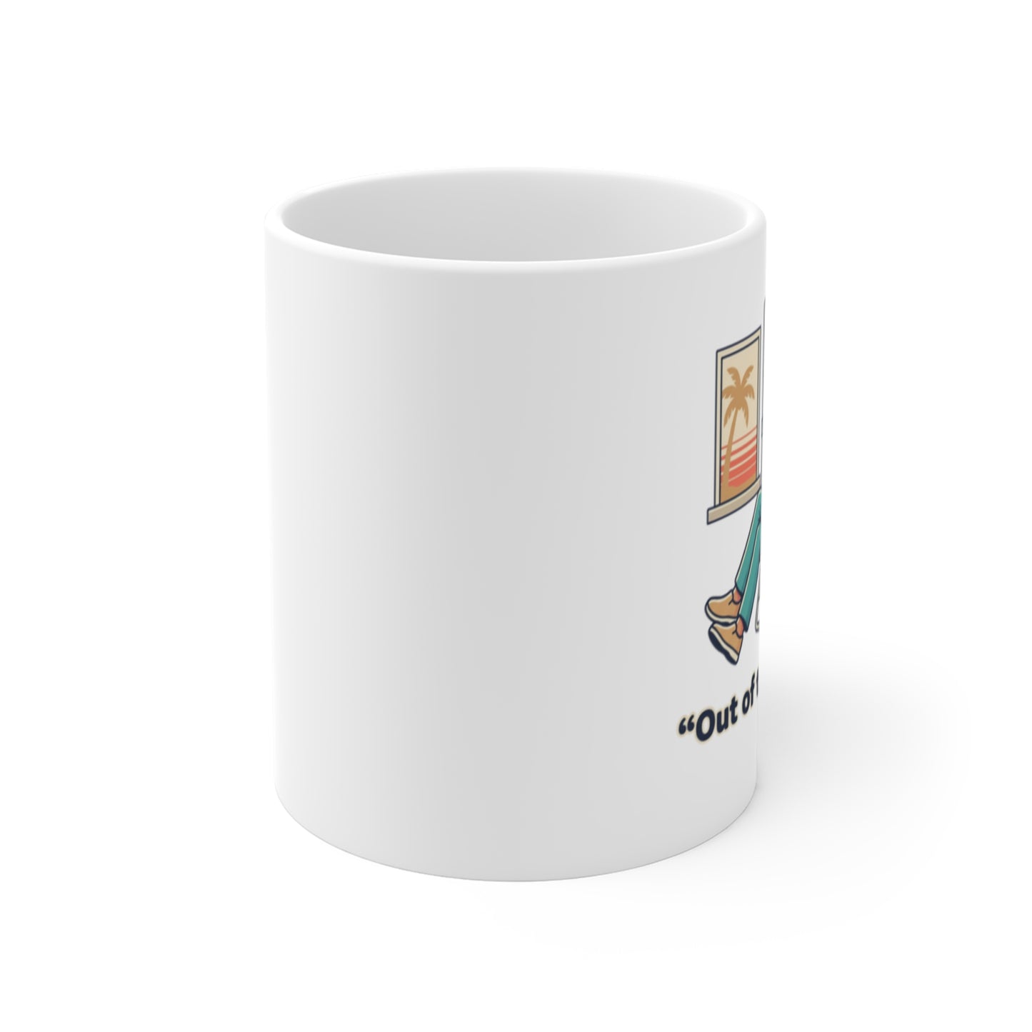 Nurse Mug “Out of the Hospital” – Medical Humor Coffee Cup, Nurse Gift, Doctor & Healthcare Worker Relaxation Mug